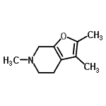 CAS 登录号：773813-45-9， 2,3,6-三甲基-4,5,6,7-四氢呋喃并[2,3-c]吡啶
