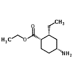 CAS 登录号：773817-52-0， 乙基(1S,2R,4R)-4-氨基-2-乙基环己甲酸酯