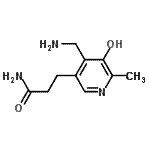CAS 登录号：773832-31-8， 3-[4-(氨基甲基)-5-羟基-6-甲基-3-吡啶基]丙酰胺