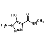 CAS 登录号：773833-57-1， 1-氨基-5-羟基-N-甲基-1H-1,2,3-三唑-4-甲酰胺
