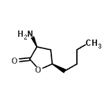 CAS 登录号：773838-40-7， (3S,5R)-3-氨基-5-丁基二氢-2(3H)-呋喃酮