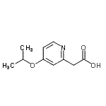 CAS 登录号：773848-48-9， (4-异丙氧基-2-吡啶基)乙酸