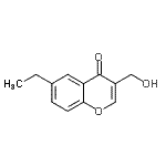 CAS 登录号：773868-98-7， 6-乙基-3-(羟基甲基)-4H-苯并吡喃-4-酮