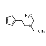 CAS 登录号：773885-41-9， 2-(1,3-环戊二烯-1-基)-N,N-二乙基乙胺