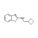 CAS 登录号：77414-67-6， N-(环丁基甲基)-1,3-苯并噻唑-2-胺