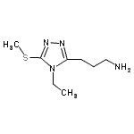 CAS 登录号：774155-58-7， 3-[4-乙基-5-(甲硫基)-4H-1,2,4-三唑-3-基]-1-丙胺