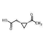CAS 登录号：774214-57-2， [(1R,2R)-2-乙酰基环丙基]乙酸
