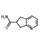 CAS 登录号：774222-61-6， 6,7-二氢-5H-环戊二烯并[b]吡啶-6-甲酰胺