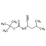 CAS#: 774225-54-6， 2-Methyl-2-propanyl (1-cyano-3-methylbutyl)carbamate