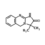 CAS 登录号：774492-90-9， 3,3-二甲基-1,5-二氢咪唑并[2,1-b]喹唑啉-2(3H)-酮