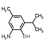 CAS 登录号：774502-66-8， 2-氨基-6-异丙基-4-甲基苯酚