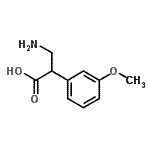 CAS 登录号：774506-34-2， 3-氨基-2-(3-甲氧基苯基)丙酸