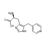 CAS 登录号：774529-58-7， 5-(4-吡啶基甲基)-L-组氨酸