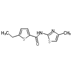 CAS#: 774588-42-0， 5-Ethyl-N-(4-methyl-1,3-thiazol-2-yl)-2-thiophenecarboxamide