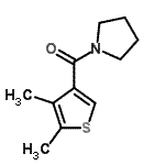 CAS 登录号：774589-67-2， (4,5-二甲基-3-噻吩基)(1-吡咯烷基)甲酮