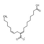 CAS 登录号：774603-04-2， (9E,12Z)-10-硝基-9,12-十八碳二烯酸