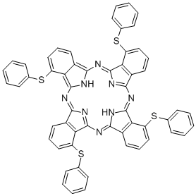CAS 登录号：77492-98-9， 1,8,15,22-四(苯基硫代)-29H,31H-酞菁