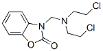 CAS 登录号：7751-31-7， 3-[二(2-氯乙基)氨基甲基]苯并恶唑-2-酮