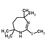 CAS#: 775243-51-1， 4,4,7,7-Tetramethyl-2-(methylsulfanyl)-4,5,6,7-tetrahydro-1H-1,3-diazepine