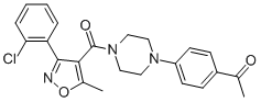 CAS#: 775300-34-0， 1-[4-[4-[[3-(2-Chlorophenyl)-5-Methyl-4-Isoxazolyl]Carbonyl]-1-Piperazinyl]Phenyl]-Ethanone