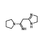 CAS 登录号：775527-25-8， 2-(4,5-二氢-1H-咪唑-2-基)-1-(1-吡咯烷基)乙烷亚胺