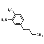 CAS 登录号：77594-90-2， 5-丁基-2-甲基苯胺