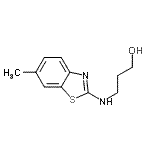 CAS 登录号：77595-19-8， 3-[(6-甲基-1,3-苯并噻唑-2-基)氨基]-1-丙醇