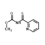 CAS 登录号：77637-80-0， 甲基(2-吡啶基硫代甲酰)氨基甲酸酯