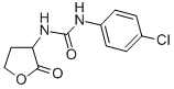 CAS 登录号:77694-45-2, 3-(4-氯苯基)-1-(2-氧代四氢呋喃-3-基)脲