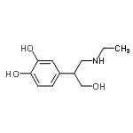 CAS#: 776996-11-3， 4-[1-(Ethylamino)-3-hydroxy-2-propanyl]-1,2-benzenediol