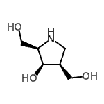 CAS 登录号：777040-70-7， (2R,3R,4S)-2,4-二(羟基甲基)-3-吡咯烷醇