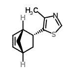 CAS 登录号：777092-61-2， 5-[(1R,2R,4R)-双环[2.2.1]庚-5-烯-2-基]-4-甲基-1,3-噻唑
