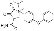 CAS#: 77711-85-4， N-Methyl-4,5-Dioxo-N-(4-Phenylsulfanylphenyl)-1-Propan-2-Ylpyrrolidine-3-Carboxamide