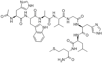 CAS 登录号：77714-20-6， 乙酰基-组氨酰-色氨酰-丙氨酰-缬氨酰-甘氨酰-组氨酰-亮氨酰-蛋氨酰胺
