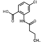 CAS 登录号：777877-45-9， 2-(丁酰基氨基)-4-氯苯甲酸