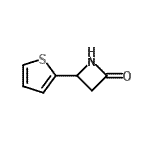 CAS 登录号：777883-82-6， 4-(2-噻吩基)-2-氮杂环丁酮