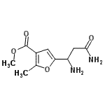 CAS#: 777887-95-3， Methyl 5-(1,3-diamino-3-oxopropyl)-2-methyl-3-furoate