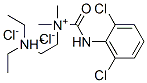 CAS 登录号：77791-63-0， 2-[[2-[(2,6-二氯苯基)氨基]-2-氧代乙基]-甲基铵基]乙基-二乙基铵二氯化物