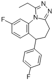 CAS 登录号：77796-10-2， 1-乙基-9-氟-6-(4-氟苯基)-5,6-二氢-4H-[1,2,4]三唑并[4,3-a][1]苯并氮杂卓