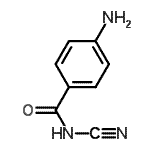 CAS 登录号：77834-48-1， 4-氨基-N-氰基苯甲酰胺