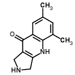 CAS 登录号：778522-84-2， 5,7-二甲基-1,2,3,4-四氢-9H-吡咯并[3,4-b]喹啉-9-酮