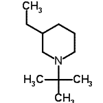CAS 登录号：778569-61-2， 3-乙基-1-(2-甲基-2-丙基)哌啶