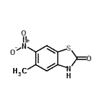 CAS 登录号：77859-58-6， 5-甲基-6-硝基-1,3-苯并噻唑-2(3H)-酮
