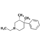 CAS 登录号：779272-48-9， (3R,4S)-1-乙基-3,4-二甲基-4-苯基哌啶