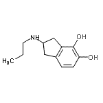 CAS 登录号：779279-08-2， 2-(丙基氨基)-4,5-茚满二醇