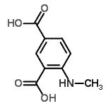 CAS 登录号：779349-89-2， 4-甲基氨基苯-1,3-二甲酸