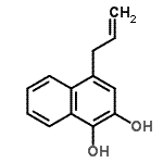 CAS 登录号：77960-92-0， 4-烯丙基-1,2-萘二酚