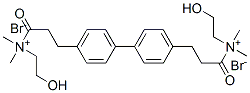 CAS 登录号：77967-05-6， 2-羟基乙基-[3-[4-[4-[2-(2-羟基乙基-二甲基-铵基)羰基乙基]苯基]苯基]丙酰]-二甲基-铵二溴化物
