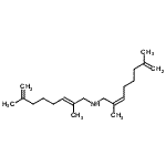 CAS 登录号：77984-60-2， (2Z)-N-[(2E)-2,7-二甲基-2,7-辛二烯-1-基]-2,7-二甲基-2,7-辛二烯-1-胺