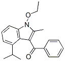 CAS 登录号：77992-61-1， [1-(1-乙氧基丙烷-2-基)-2-甲基吲哚-3-基]-苯基甲酮